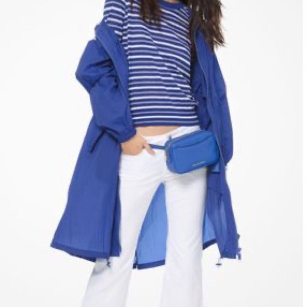 Michael Kors Paper Nylon Anorak in Blue. Size Small. NWT - Picture 3 of 7